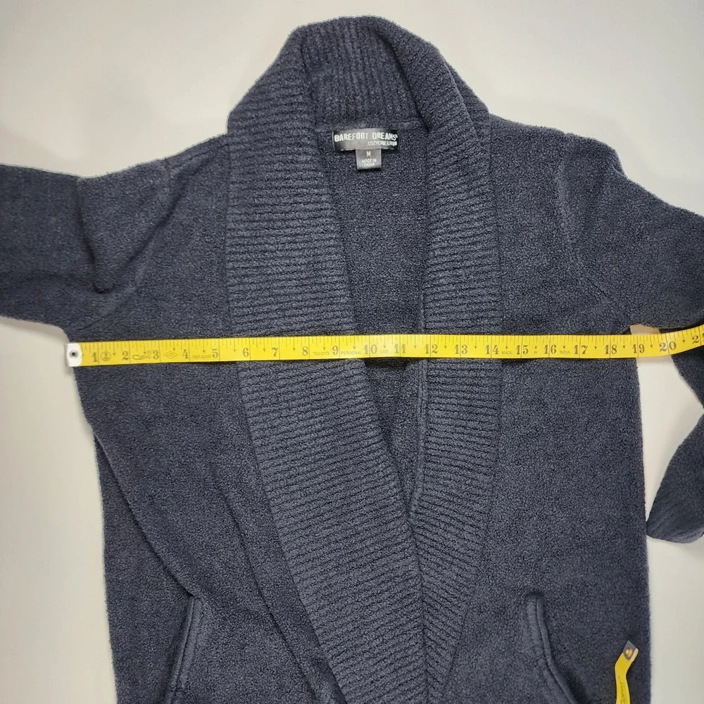 Barefoot Dreams Women's CozyChic Lite Shawl Cardigan‎ Lounge Minimalist Size M
